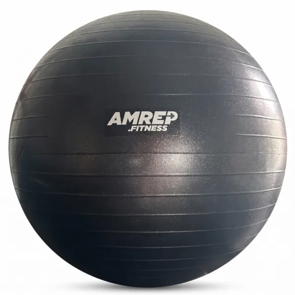 Gimnasztikai fitneszlabda 65 cm - fekete