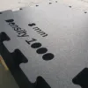 Gumi puzzle padló - fekete