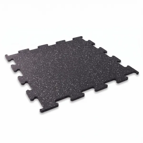 Gumi puzzle padló - szürke granulátum