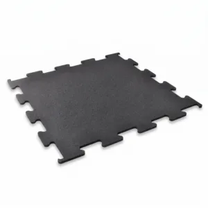 Gumi puzzle padló - fekete