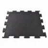 Gumi puzzle padló - fekete - 8 mm